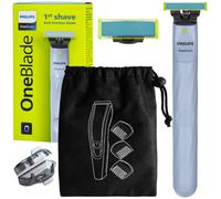 Philips OneBlade QP1324/20 Shaver + Shaver Bag, Blue