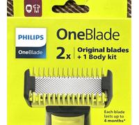 Philips Norelco OneBlade OneBlade QP620/50 2 replacement electric shaver blades and accessories