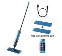 PHILIPS OneUp 3000s Electric Mop, Dirty Water Removal & Fast Dry Hard Floor Cleaner - Extra pad included