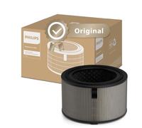 Philips Original Replacement Filter for 2-in-1 Air Purifier and Humidifier 3400 Series AC3420 and AC3421, HEPA NanoProtect + Active Carbon, 12 Months Lifetime, Black/White (FY3400/30)