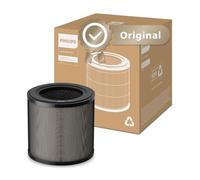 Philips Original Replacement Filter for 900 Series AC0950 and AC0951 Air Purifiers, HEPA NanoProtect + Active Carbon, 12 Months Lifetime, Black/White (FY0910/30)
