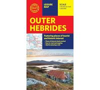 Philip's Outer Hebrides: Leisure and Tourist Map: Featuring Places of Tourist and Historic Interest (Philip's Red Books)