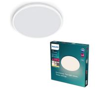 Philips Ozziet LED Flush to Ceiling Light - White