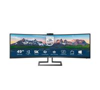 Philips P Line 32:9 SuperWide curved LCD display 499P9H/00 124 cm (48.8") 5120 x 1440 pixels UltraWide Dual Quad HD LCD 5 ms Black