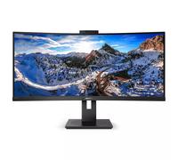 Philips P Line 34" Wide Quad Hd 1440P Curved Monitor 100Hz 4Ms In Black Black One Size