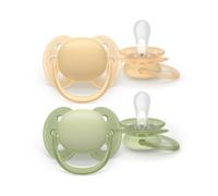 Philips Avent Ultra Soft Silicone Dummy (18 Months+), Sensitive Skin, 2 Count