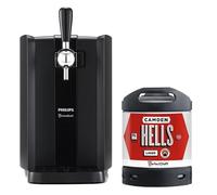 Philips PerfectDraft Black Beer Bundle with Camden Hells 6L Keg, Home Beer Dispenser