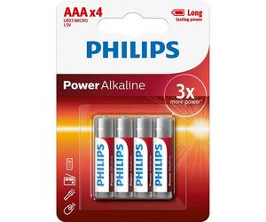 Philips Phil-lr03e4b/10 Alkaline Battery