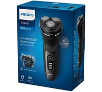 Philips Phillips Series 3000 Wet & Dry Shaver Pivot Head & Pop Up Trimmer - S3244/12 In Black black