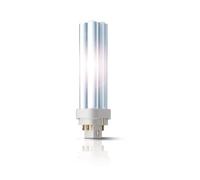 Philips - PL-C 18W Bulb, Extra Warm White Light (827), 4P G24Q-2