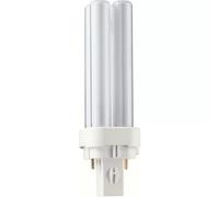 2x Philips 10W G24d-1, 2 pin, 4000K Low Energy CFL Light Bulb PL PLC Lamp [EEK: B]