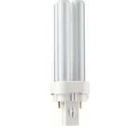 2x Philips 10W G24d-1, 2 pin, 4000K Low Energy CFL Light Bulb PL PLC Lamp [EEK: B]