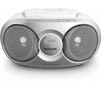 Philips portable CD player/digital FM, dynamic bass boost, audio input/radio CD Philips AZ215B/12, AZ215S/12, silver