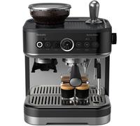 Philips PSA3218/10 Barista Brew Semi-Automatic Espresso Machine, Bean To Cup Coffee Machine, Calibrated Tamping, Intuitive Guidance, Milk Frother Steam Wand - Black