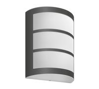 Philips LED Python Outdoor 6W Wall Light [Warm White - Anthracite Grey] Water Resistant IP44, For Garden, Patio and Terrace Lighting.