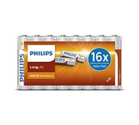 Philips R03L16F/10 - AAA Battery - Pack of 16 - White
