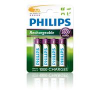 Philips R6B4B260/10 Rechargeable AA 2600 mAh