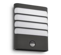 Philips Raccoon LED outdoor wall light, anthracite