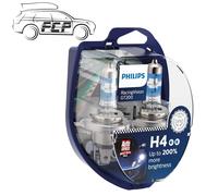 Racing Vision GT200 P43t-38 PH-12342RGTS2 12V 60/55W Headlight PHILIPS H4