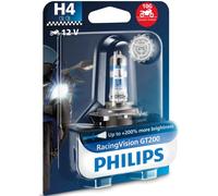 Philips RacingVision GT200 moto +200% H4 motorcycle headlight bulb, 1 piece