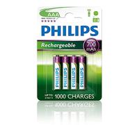 Philips Rechargeable Battery AAA - 700mAh (4 Batteries)