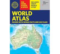 Philip's RGS World Atlas (A4): with Global Cities, Facts and Flags