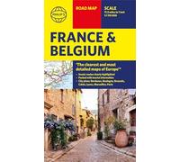 Philip's Road Map France and Belgium: 'The clearest and most detailed map of Europe' (Philip's Sheet Maps)