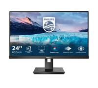 Philips 242S1AE - 24 Inch FHD Monitor,75Hz, 4ms, IPS, Speakers, Borderless design, Height adjust, FlickerFree (1920 x 1080, 250 cd/m², HDMI/VGA/DP/DVI-D)