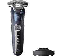 Philips Shaver Series 5000 - Wet & Dry Mens Electric Shaver with SkinIQ Technology, Pop-up Trimmer, Travel Case and 4 x Quick Clean Cartridges with 1 x Quick Clean Pod (Model S5885/69)