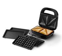 Philips Sandwich Maker 5000 Series, 3 Plate Sets, Paninis & Waffles, 750W
