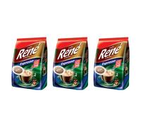 Philips Senseo Luxury Cafe Rene Creme Espresso Coffee Pads Pods Bag 252 g (Pack of 3, Total 108 Coffee Pads)