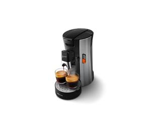Philips SENSEO Select Coffee pod maker, Intensity Plus Crema Plus, Sage, One or Two Cups at a Time, Adjustable Metal Pourer (CSA250/11)