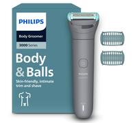 Philips Body Groomer 3000 Series - Trimmer for Men with Triple Protect Shave System, Intimate Trim & Shave, Close and Smooth on Skin, 100% Showerproof, 80 Min. Runtime, Model BG3480/15