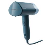 Philips 3000 Series Handheld Steamer, 1000W, 20 g/min Steam, Kills Germs, Detachable 100ml Water Tank, Compact + Foldable, Plastic Plate, Blue (STH3000/26)