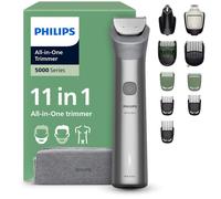 PHILIPS Series 5000 11-in-1 MG5941/15 Wet & Dry Multi Grooming Trimmer - Black & Silver, Black,Silver/Grey