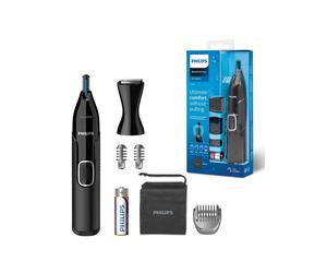 Philips Series 5000 Cordless Nose Trimmer, Ear and Eyebrow Trimmer, NT5650/16, One Colour, Women One Colour
