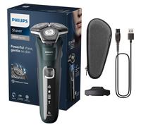 Philips Series 5000 Men's Electric Shaver Wet Dry USB Stand Travel Case Green