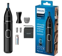 Philips Series 5000 Waterproof Nose Ear Trimmer with Precision Trimmer (Model NT5650/16)