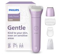 Philips Series 6000 Wet and Dry Lady Shaver - Floating Foil, Rounded Trimmer Tips, Rechargeable - BRL138/00