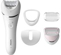 Philips Series 8000 Epilator, Wet and Dry Cordless Hair Removal for Legs and Bod