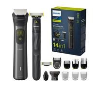 Philips Series 9000 14-in-1 Trimmer + OneBlade MG9550/15 - 27 length settings 0.2-20mm, dual-sided blade, 120min runtime, premium toiletry bag