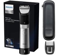 Philips Series 9000 beard trimmer with SteelPrecision technology including beard comb attachment and travel case (model BT9810/15)