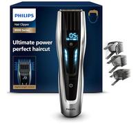Philips Series 9000 Hair Trimmer with 400 Length Settings, Durable Titanium Blades & Digital Touch Control (Model HC9450/20)