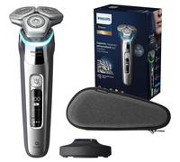 Philips Series 9000 S9974/35 Wet & Dry Electric Shaver - SkinIQ, Charging Stand, Travel Case, Dark Chrome
