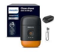 Philips Shaver 500 Series - Compact Electric Shaver, Lift & Cut System, SteelPrecision Blades, 3D Floating Heads, Wet & Dry Shave, Travel Case, Travel Lock, Magnetic Cap, Model S595/05