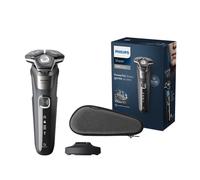 Philips Shaver 5000 SkinIQ with Travel Case, Steel Precision Blades, Power Adapt Sensor, 360°Flex Heads, Easy Cleaning, S5887/35