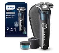Philips Shaver Series 5000, Wet & Dry Electric Shaver, with SkinIQ Technology, Electric Razor with Pop-up Trimmer, Travel Case, Quick Cleaning Pod, Electric Blue, Model S5889/50