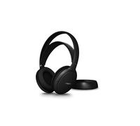 Philips SHC5000 Wireless TV Headphones with 30H Playtime, 30m Range, Digital 2.4G Connection, Over-Ear Comfort Fit, Replaceable Battery, Clear Dialogue Sound - Black