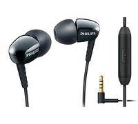 Philips SHE3905BK/00 Metalix Upbeat Wired In-Ear Headphones with Mic Black