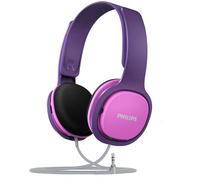 Philips SHK2000 Over Ear Kids Headphones, 85dB Volume Limit, Noise Isolating, Soft Ear Pads, Ergonomic Headband (Pink)